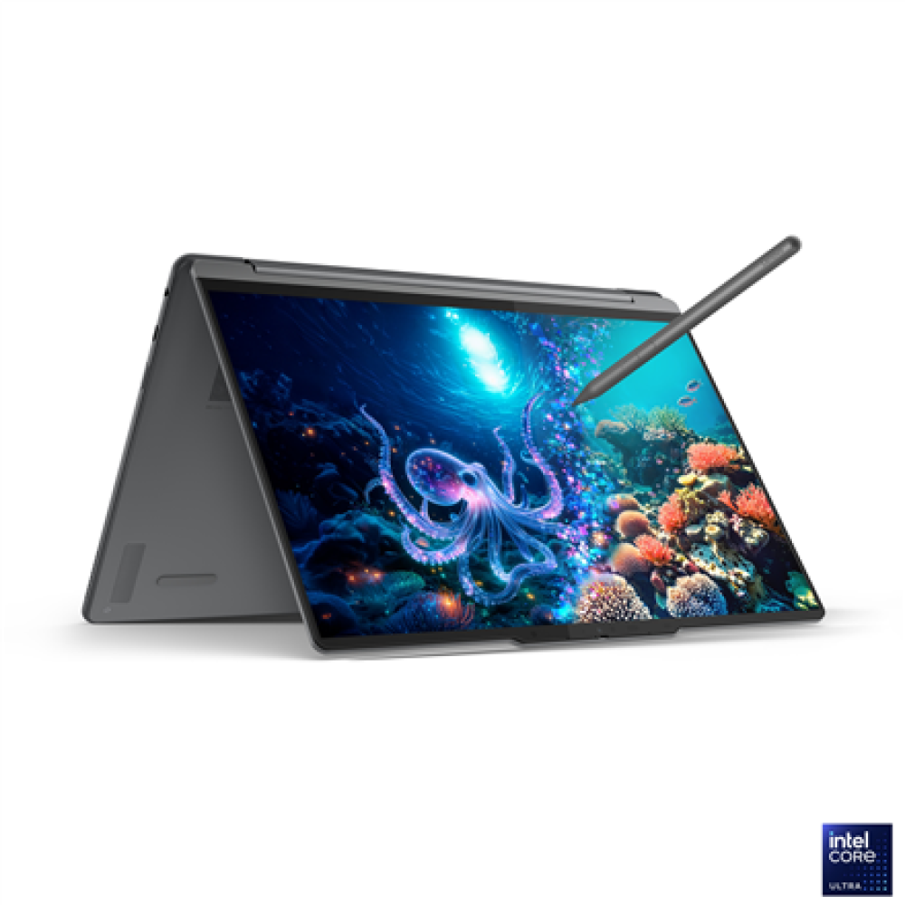Lenovo Yoga 9 2-in-1 14ILL10 , Luna Grey , 14 , OLED , Touchscreen , 2.8K WQXGA+ , 2880 x 1800 pixels , Intel Core Ultra 7 , 258V , 32 GB , Soldered LPDDR5x , Solid-state drive capacity 1000 GB , Intel Arc Graphics 140V , Windows 11 Pro , 802.11be , Bluet