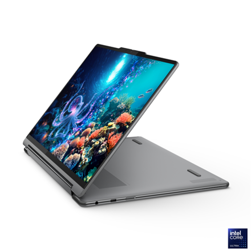 Lenovo Yoga 9 2-in-1 14ILL10 , Luna Grey , 14 , OLED , Touchscreen , 2.8K WQXGA+ , 2880 x 1800 pixels , Intel Core Ultra 7 , 258V , 32 GB , Soldered LPDDR5x , Solid-state drive capacity 1000 GB , Intel Arc Graphics 140V , Windows 11 Pro , 802.11be , Bluet