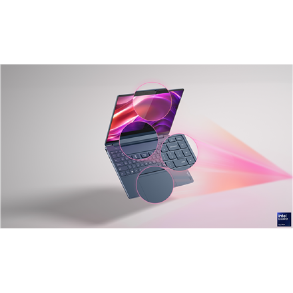 Lenovo Yoga 9 2-in-1 14ILL10 , Luna Grey , 14 , OLED , Touchscreen , 2.8K WQXGA+ , 2880 x 1800 pixels , Intel Core Ultra 7 , 258V , 32 GB , Soldered LPDDR5x , Solid-state drive capacity 1000 GB , Intel Arc Graphics 140V , Windows 11 Pro , 802.11be , Bluet