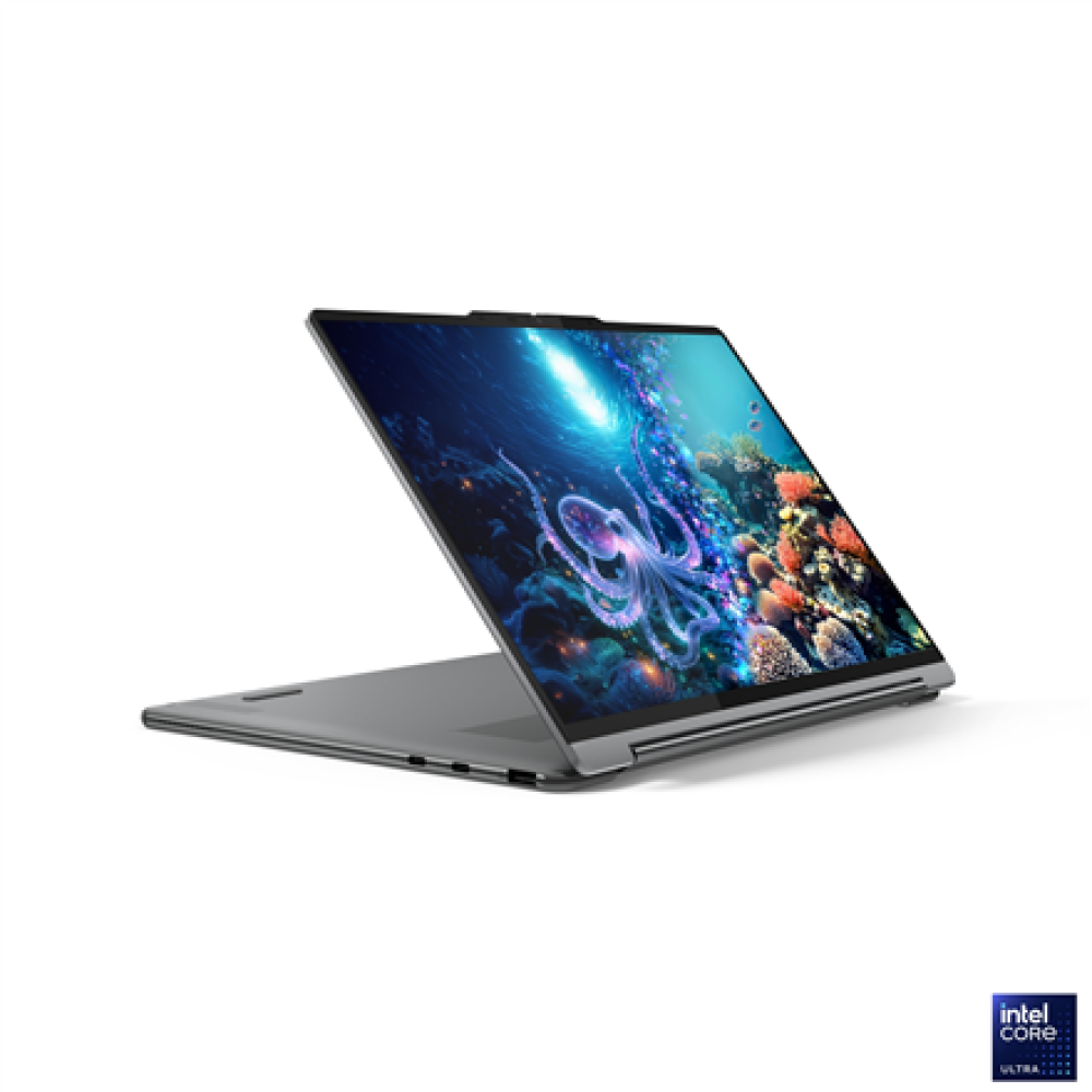 Lenovo Yoga 9 2-in-1 14ILL10 , Luna Grey , 14 , OLED , Touchscreen , 2.8K WQXGA+ , 2880 x 1800 pixels , Intel Core Ultra 7 , 258V , 32 GB , Soldered LPDDR5x , Solid-state drive capacity 1000 GB , Intel Arc Graphics 140V , Windows 11 Pro , 802.11be , Bluet