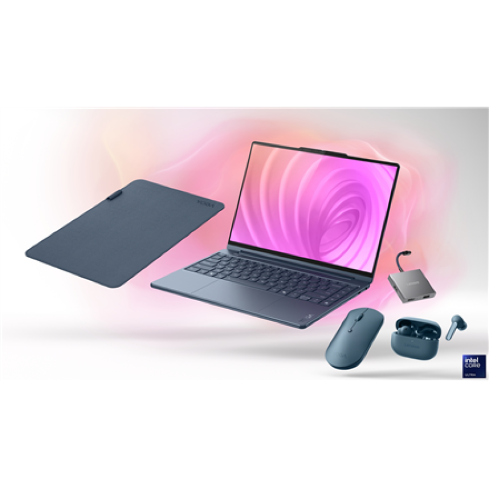 Lenovo Yoga 9 2-in-1 14ILL10 , Luna Grey , 14 , OLED , Touchscreen , 2.8K WQXGA+ , 2880 x 1800 pixels , Intel Core Ultra 7 , 258V , 32 GB , Soldered LPDDR5x , Solid-state drive capacity 1000 GB , Intel Arc Graphics 140V , Windows 11 Pro , 802.11be , Bluet