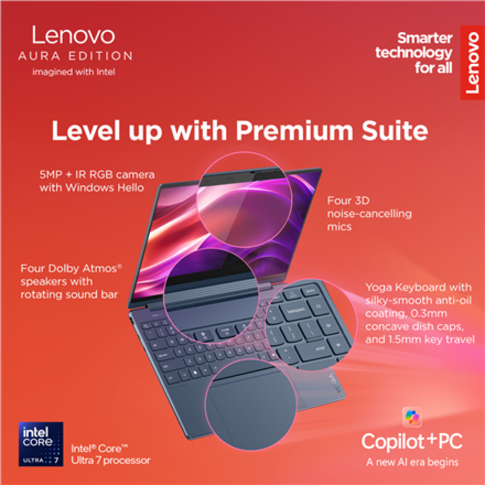 Lenovo Yoga 9 2-in-1 14ILL10 , Luna Grey , 14 , OLED , Touchscreen , 2.8K WQXGA+ , 2880 x 1800 pixels , Intel Core Ultra 7 , 258V , 32 GB , Soldered LPDDR5x , Solid-state drive capacity 1000 GB , Intel Arc Graphics 140V , Windows 11 Pro , 802.11be , Bluet