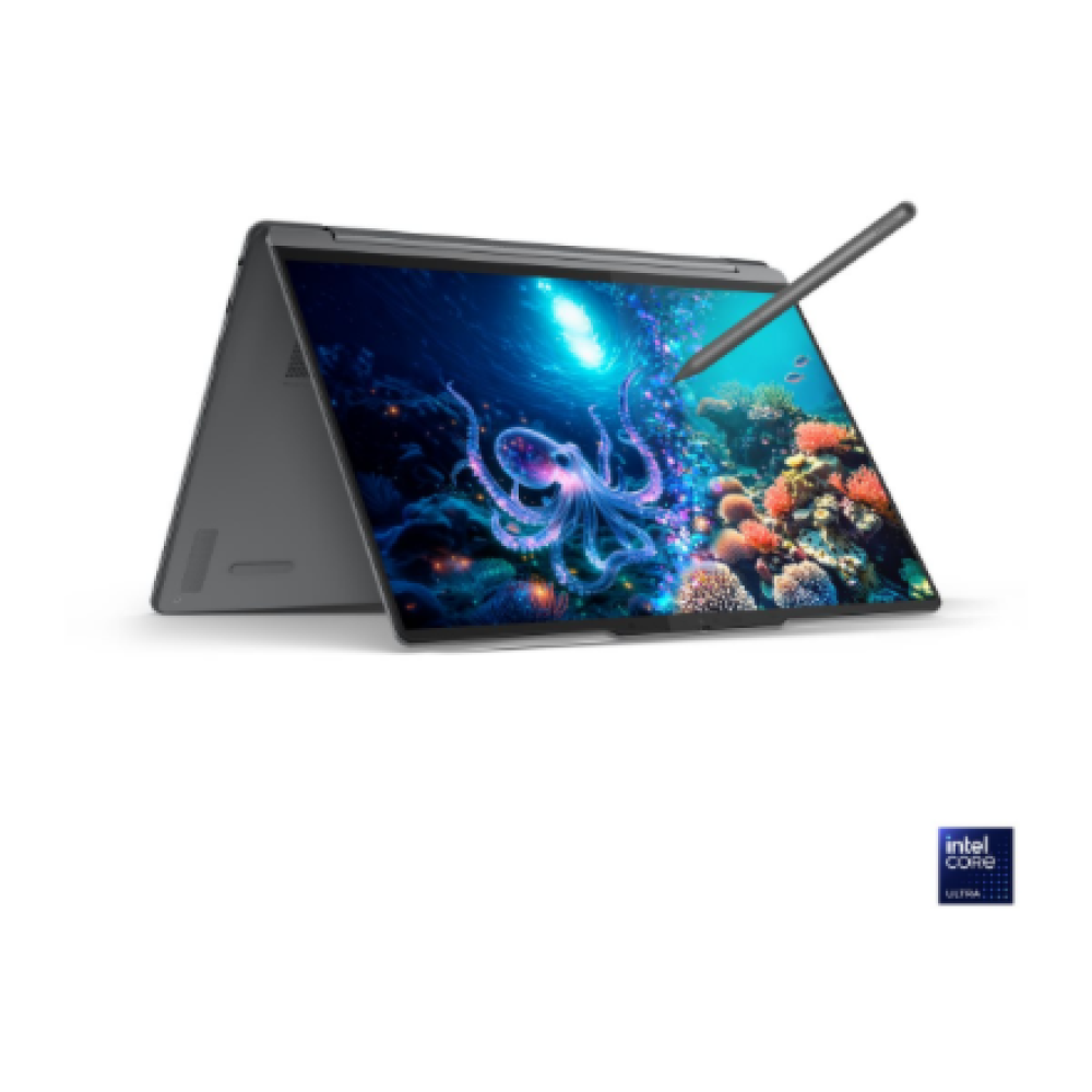 Lenovo Yoga 9 2-in-1 14ILL10 , Luna Grey , 14 , OLED , Touchscreen , 2.8K WQXGA+ , 2880 x 1800 pixels , Intel Core Ultra 7 , 258V , 32 GB , Soldered LPDDR5x , Solid-state drive capacity 1000 GB , Intel Arc Graphics 140V , Windows 11 Pro , 802.11be , Bluet