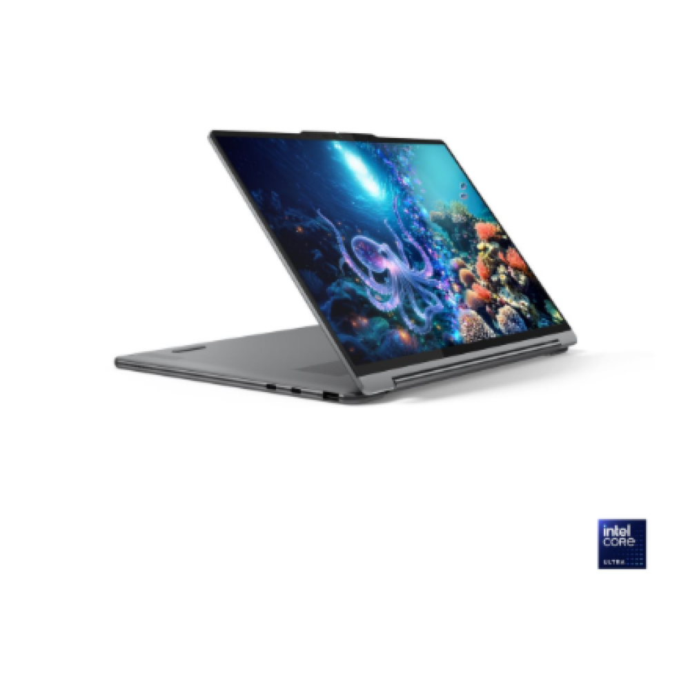 Lenovo Yoga 9 2-in-1 14ILL10 , Luna Grey , 14 , OLED , Touchscreen , 2.8K WQXGA+ , 2880 x 1800 pixels , Intel Core Ultra 7 , 258V , 32 GB , Soldered LPDDR5x , Solid-state drive capacity 1000 GB , Intel Arc Graphics 140V , Windows 11 Pro , 802.11be , Bluet