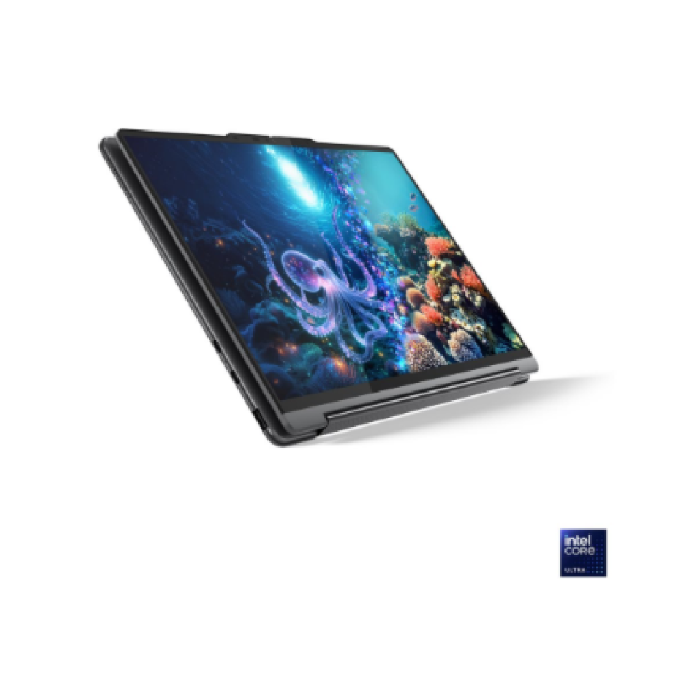 Lenovo Yoga 9 2-in-1 14ILL10 , Luna Grey , 14 , OLED , Touchscreen , 2.8K WQXGA+ , 2880 x 1800 pixels , Intel Core Ultra 7 , 258V , 32 GB , Soldered LPDDR5x , Solid-state drive capacity 1000 GB , Intel Arc Graphics 140V , Windows 11 Pro , 802.11be , Bluet