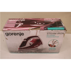 SALE OUT. Gorenje SIH2200RBC Steam iron, Water tank 0,28 L, Continuous steam 30 g/min, Red/White , Gorenje , Steam Iron , SIH2200RBC , Steam Iron , 2200 W , Water tank capacity 280 ml , Continuous steam 30 g/min , Red/White , DAMAGED PACKAGING SALE OUT. Gorenje SIH2200RBC Steam iron, Water tank 0,28 L, Continuous steam 30 g/min, Red/White , Gorenje , Steam Iron , SIH2200RBC , Steam Iron , 2200 W , Water tank capacity 280 ml , Continuous steam 30 g/min , Red/White , DAMAGED PACKAGING