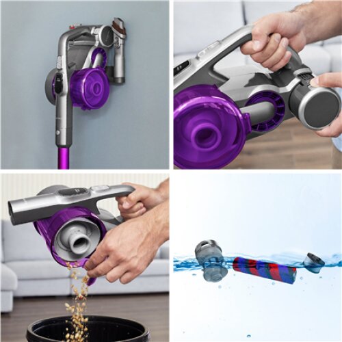 Jimmy , Vacuum Cleaner , JV85 Pro , Cordless operating , Handstick and Handheld , 600 W , 28.8 V , Operating time (max) 70 min , Purple/Grey , Warranty 24 month(s) , Battery warranty 12 month(s)