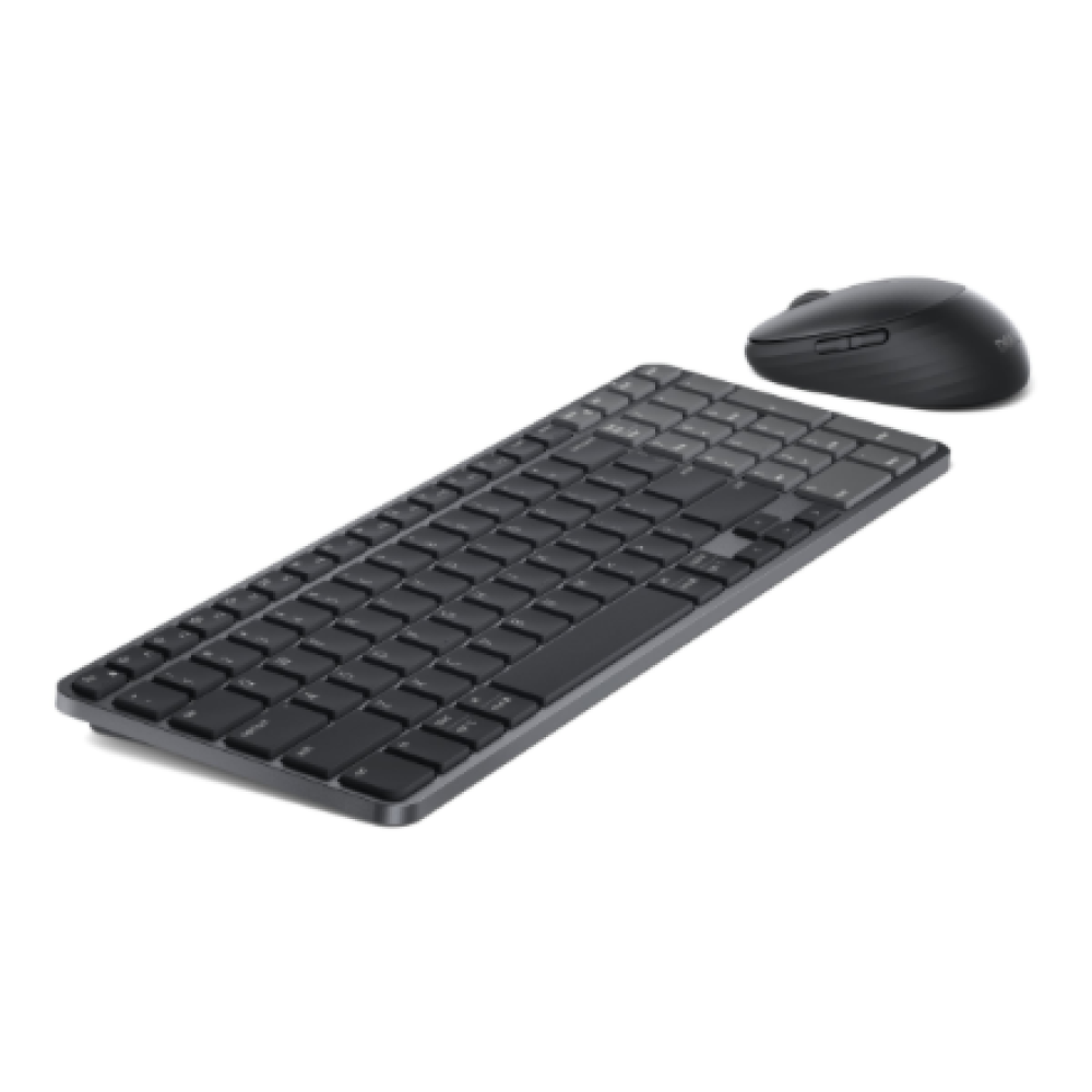 Dell Pro 7 Rechargeable Compact Keyboard and Mouse - KM746 , Keyboard and Mouse Set , Wireless , Bluetooth , US International , Graphite