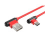 Natec Prati, Angled USB Type C to Type A Cable 1m, Red , Natec , Angled USB Type C to USB Type A , Prati , USB Type-A