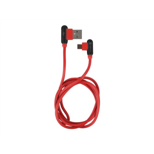 Natec Prati, Angled USB Type C to Type A Cable 1m, Red , Natec , Angled USB Type C to USB Type A , Prati , USB Type-A