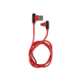 Natec Prati, Angled USB Type C to Type A Cable 1m, Red , Natec , Prati , USB Type C , USB Type-A