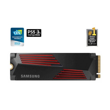 Samsung , 990 PRO with Heatsink , 2000 GB , SSD form factor M.2 2280 , Solid-state drive interface M.2 NVMe , Read speed 7450 MB/s , Write speed 6900 MB/s