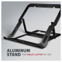 AXAGON STND-LAB stand for laptops and tablets , Adjustable Height, Angle , 10-17.3 , Maximum weight (capacity) 20 kg , Black