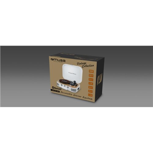 Muse , Turntable Stereo System , MT-201WW , Turntable Stereo System , USB port , AUX in