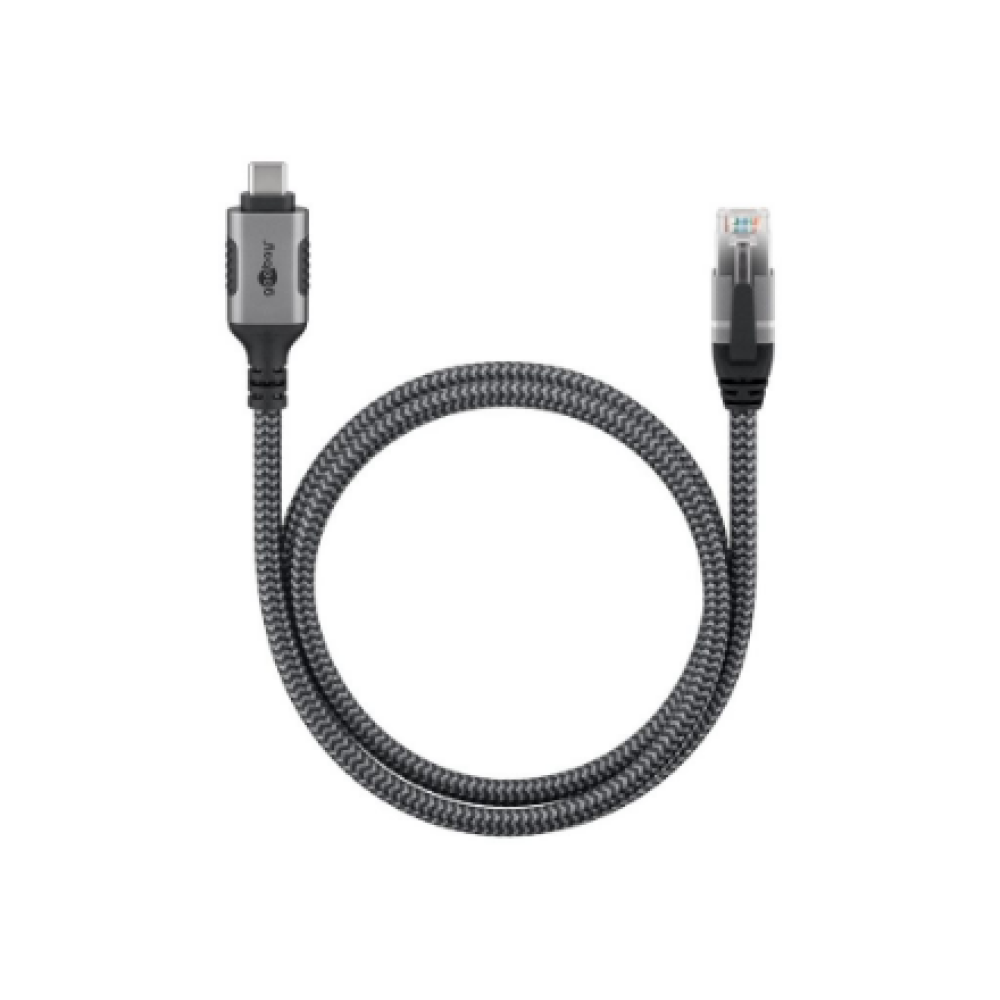 Goobay USB-A 3.1 to RJ45 Ethernet Cable, 1 m , 70696 , Black