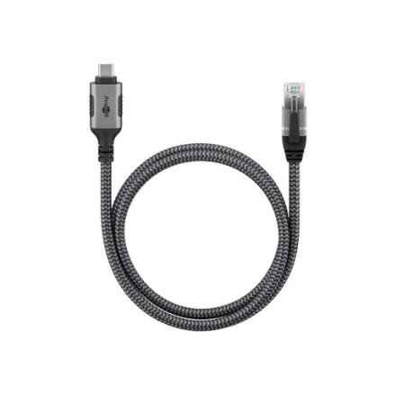 Goobay , USB-A 3.1 to RJ45 Ethernet Cable, 1 m , 70696 , Black