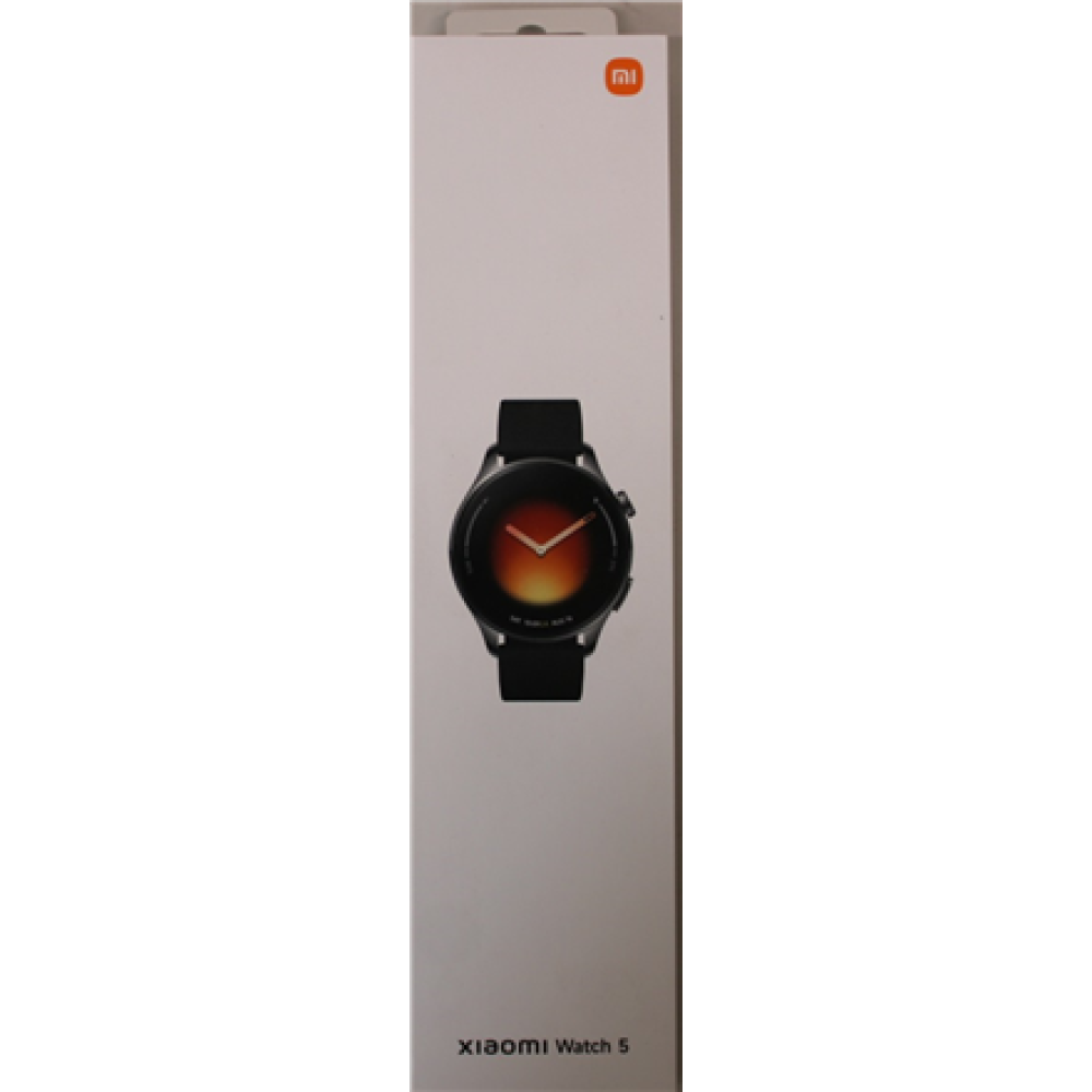 SALE OUT. Xiaomi Watch 5, Black , SALE OUT. Xiaomi Watch 5 , Smart watch , AMOLED , 1.54 , Waterproof , Black , UNPACKED
