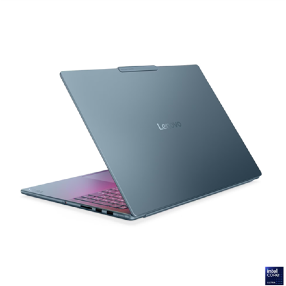 Lenovo Yoga Pro 9 16IAH10 , Tidal Teal , 16 , OLED , 2.8K WQXGA+ , 2880 x 1800 pixels , Intel Core Ultra 7 , 255H , 32 GB , Soldered LPDDR5x , Solid-state drive capacity 1000 GB , NVIDIA GeForce RTX 5060 , GDDR7 , 8 GB , Windows 11 Pro , 802.11be , Blueto