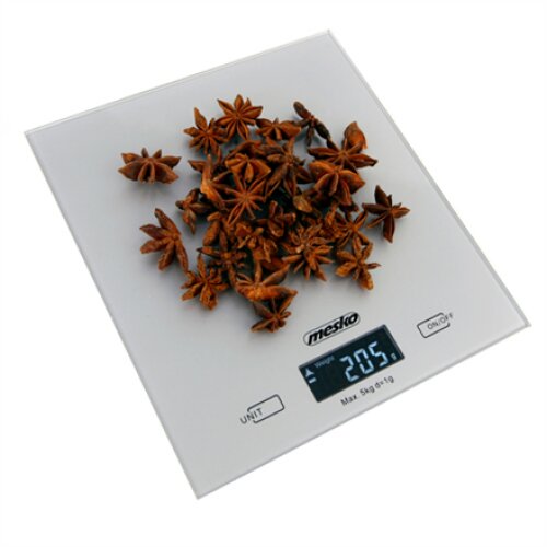 Mesko , Kitchen Scales , MS 3145 , Maximum weight (capacity) 5 kg , Graduation 1 g , Display type LCD , Silver