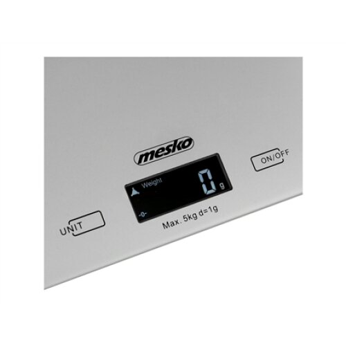 Mesko , Kitchen Scales , MS 3145 , Maximum weight (capacity) 5 kg , Graduation 1 g , Display type LCD , Silver
