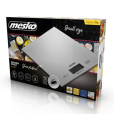 Mesko , Kitchen Scales , MS 3145 , Maximum weight (capacity) 5 kg , Graduation 1 g , Display type LCD , Silver Mesko , Kitchen Scales , MS 3145 , Maximum weight (capacity) 5 kg , Graduation 1 g , Display type LCD , Silver