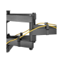 Goobay Wall mount , TV wall mount Pro FULLMOTION, XL , 43-100 , Maximum weight (capacity) 60 kg , Black