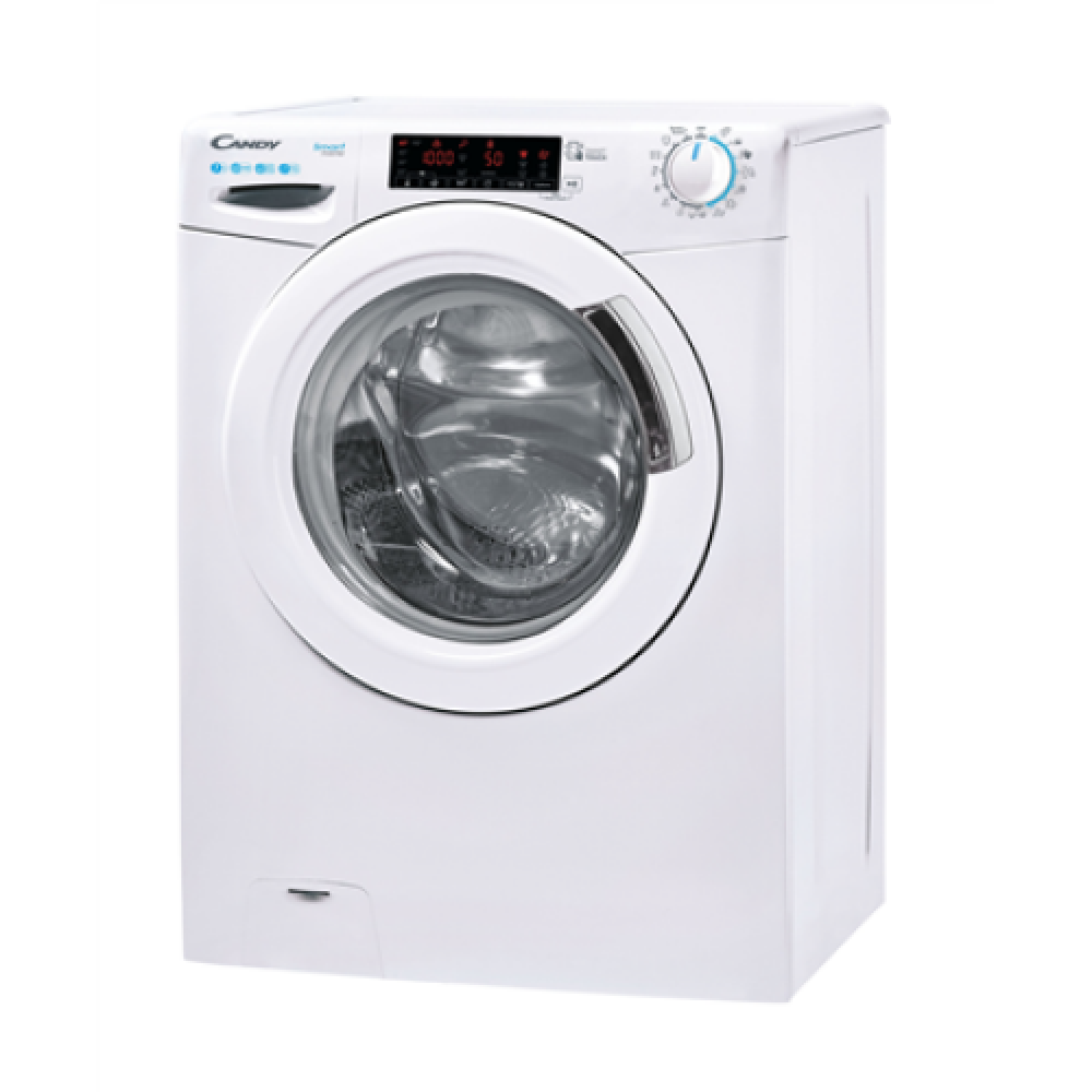 Candy , Washing Machine , CS 147TXME/1-S , Energy efficiency class A , Front loading , Washing capacity 7 kg , 1400 RPM , Depth 49 cm , Width 60 cm , LCD , White