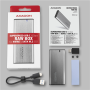 AXAGON External USB-C 3.2 Gen 2 metal box for M.2 NVMe & SATA SSD disks , EEM2-SG2