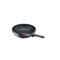 TEFAL , G2701972 Easy Chef , Frying Pan , Wok , Diameter 28 cm , Suitable for induction hob , Fixed handle , Black