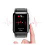 Watch D Molly-B19 (51mm) , Smart watch , NFC , GPS (satellite) , AMOLED , Touchscreen , 1.64” , Activity monitoring , Waterproof , Bluetooth , Graphite Black