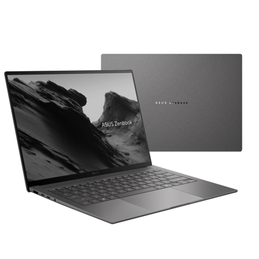 Asus Zenbook S14 UX5406AA-SU324W , Antrim Gray , 14 , OLED , Touchscreen , 3K , 2880 x 1800 pixels , 120 Hz , Glossy , Intel Core Ultra 9 , 386H , 32 GB , LPDDR5X , Solid-state drive capacity 1000 GB , Intel Graphics , Windows 11 Home , 802.11be , Bluetoo