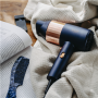 Adler Hair dryer , AD 2280 , 1800 W , Number of temperature settings 3 , Blue/Gold