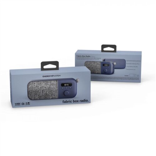 Energy Sistem , Fabric Box FM Radio , 3 W , Navy