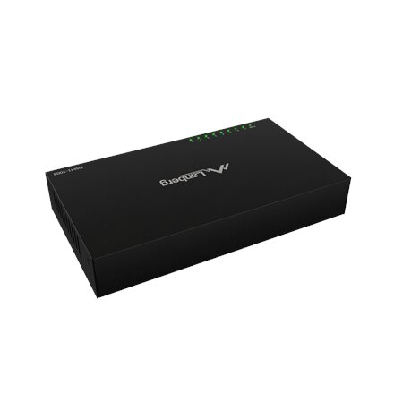 Lanberg , Switch 8x1GB/s Unmanagment Gigabit Ethernet Desktop 12V metal case , DSM1-1008
