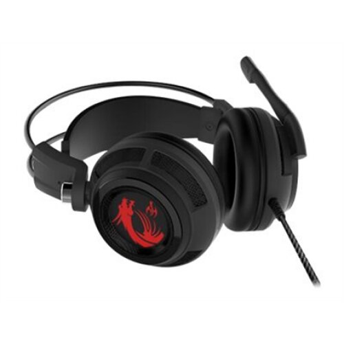 MSI DS502 Gaming Headset, Wired, Black/Red , MSI , DS502 , Wired , Gaming Headset , N/A