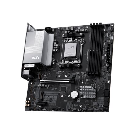 MSI PRO B840M-P WIFI6E , Processor family AMD , Processor socket AM5 , DDR5 , Supported hard disk drive interfaces SATA, M.2 , Number of SATA connectors 4 , REFURBISHED WITHOUT ORIGINAL PACKAGING AND ACCESSORIES, BACKPANEL INCLUDED