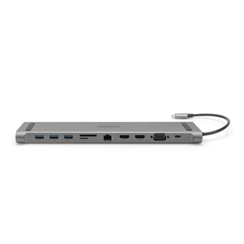 Digitus , 11-Port USB-C Dock, Grey , DA-70898 , VGA (D-Sub) ports quantity 1 , HDMI ports quantity 2