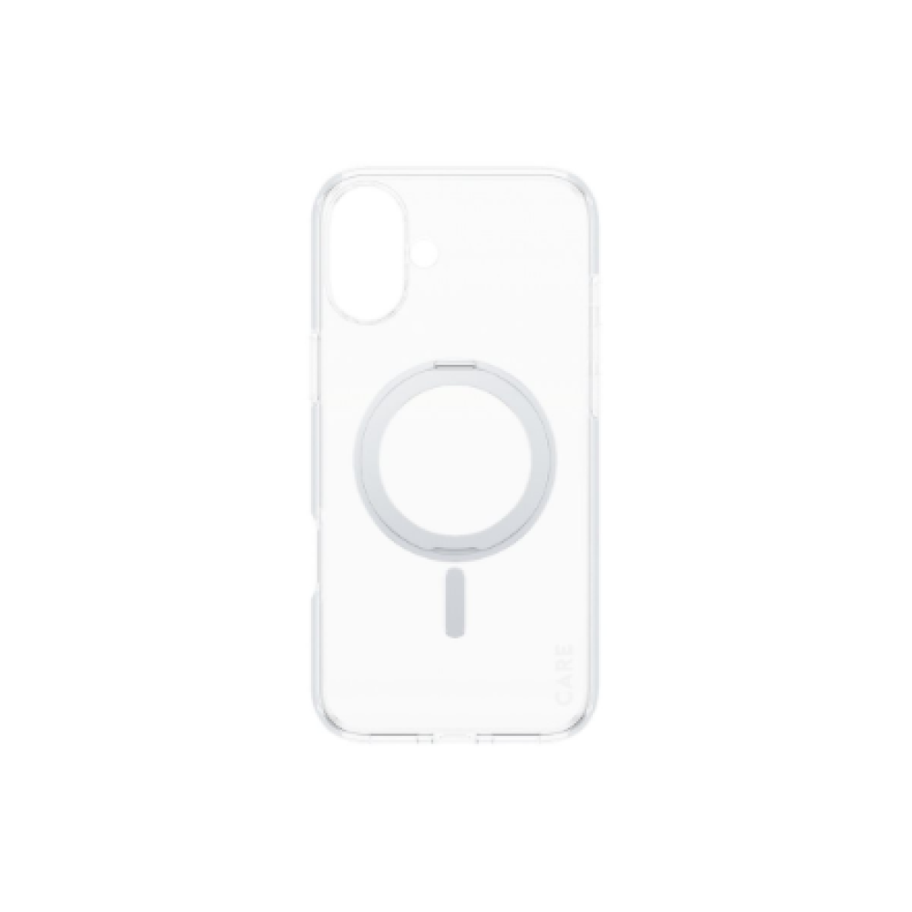 CARE by PanzerGlass Case Feature , Back protection , Apple , iPhone 16 Plus , Recycled plastic , Silver , Kickstand & MagSafe