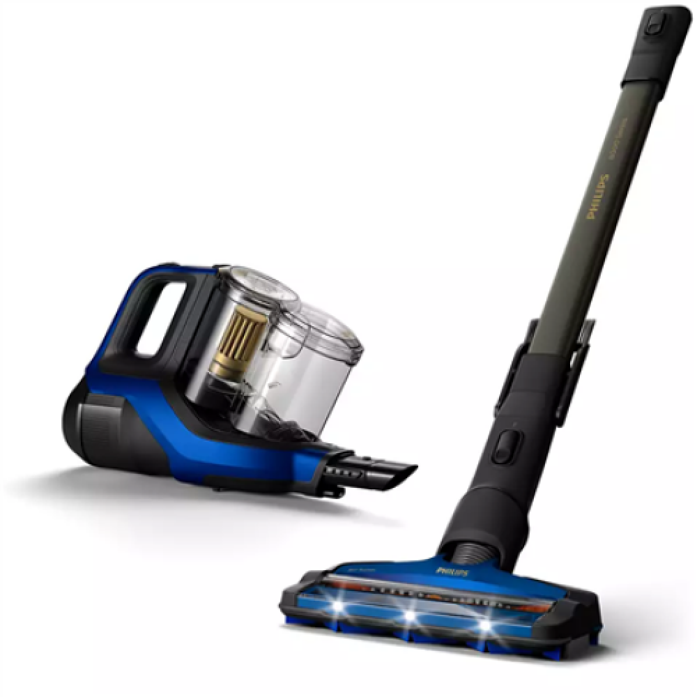 Philips Vacuum cleaner Speedpro Max Wireless Cordless operating Handstick - W 25.2 V Operating time (max) 60 min Black/Blue Warranty 24 month(s)