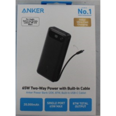 SALE OUT. , Anker Power Bank 65W , A1383H11 , 20000 mAh , Black , DEMO
