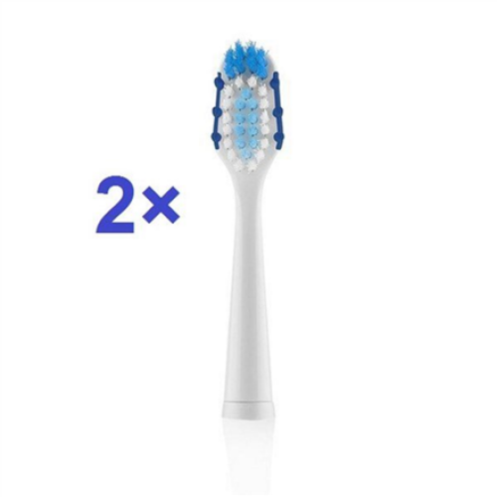 ETA , Toothbrush replacement for ETA0709 , Heads , For adults , Number of brush heads included 2 , Number of teeth brushing modes Does not apply , White