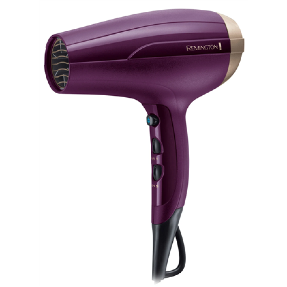 Remington , Hair Dryer , D5219 , 2300 W , Number of temperature settings 3 , Ionic function , Diffuser nozzle , Purple