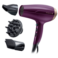 Remington , Hair Dryer , D5219 , 2300 W , Number of temperature settings 3 , Ionic function , Diffuser nozzle , Purple
