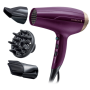 Remington , Hair Dryer , D5219 , 2300 W , Number of temperature settings 3 , Ionic function , Diffuser nozzle , Purple