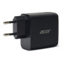 Acer 67W PD GaN Charger, 2 x USB C and 1 x USB A, EU Plug, 100W USB C cable, Retail Pack