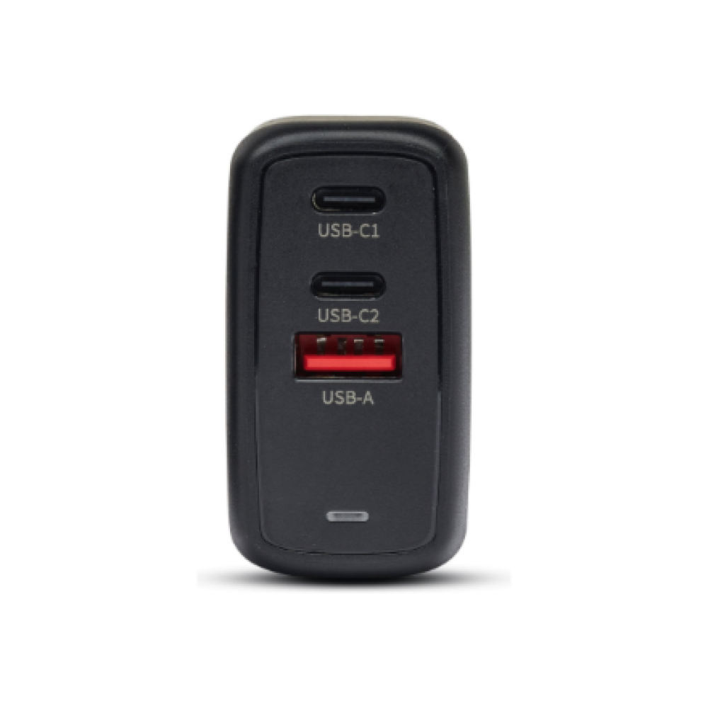 Acer 67W PD GaN Charger, 2 x USB C and 1 x USB A, EU Plug, 100W USB C cable, Retail Pack