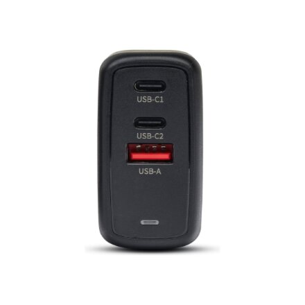 Acer 67W PD GaN Charger, 2 x USB C and 1 x USB A, EU Plug, 100W USB C cable, Retail Pack