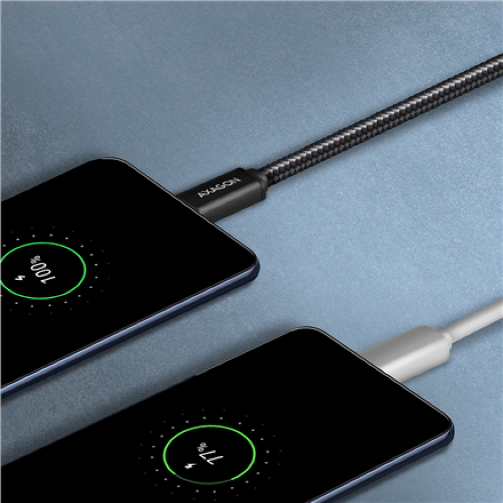 AXAGON Data and charging cable, 1 m , BUMM-AM10AB , USB Type A to USB Type Micro
