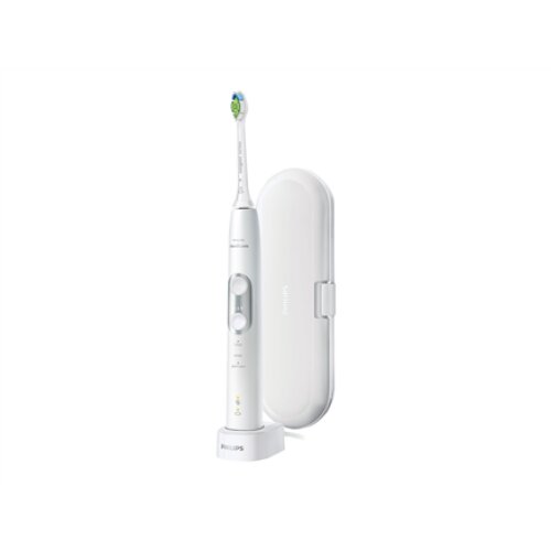 Philips , Sonicare ProtectiveClean 6100 Electric Toothbrush , HX6877/28 , Rechargeable , For adults , Number of brush heads included 1 , Number of teeth brushing modes 3 , Sonic technology , White