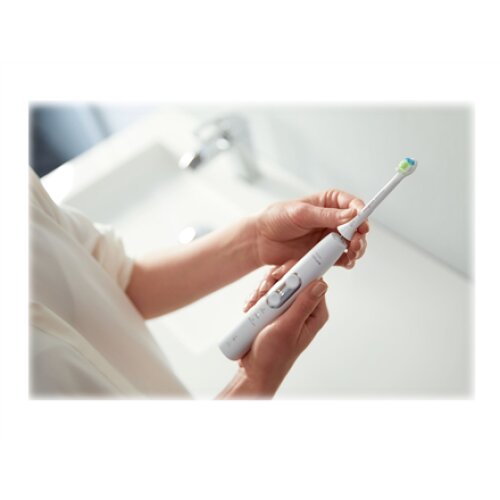 Philips , Sonicare ProtectiveClean 6100 Electric Toothbrush , HX6877/28 , Rechargeable , For adults , Number of brush heads included 1 , Number of teeth brushing modes 3 , Sonic technology , White